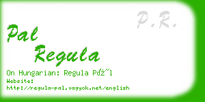 pal regula business card